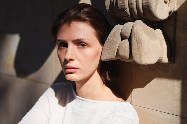Portret w świetle słońca